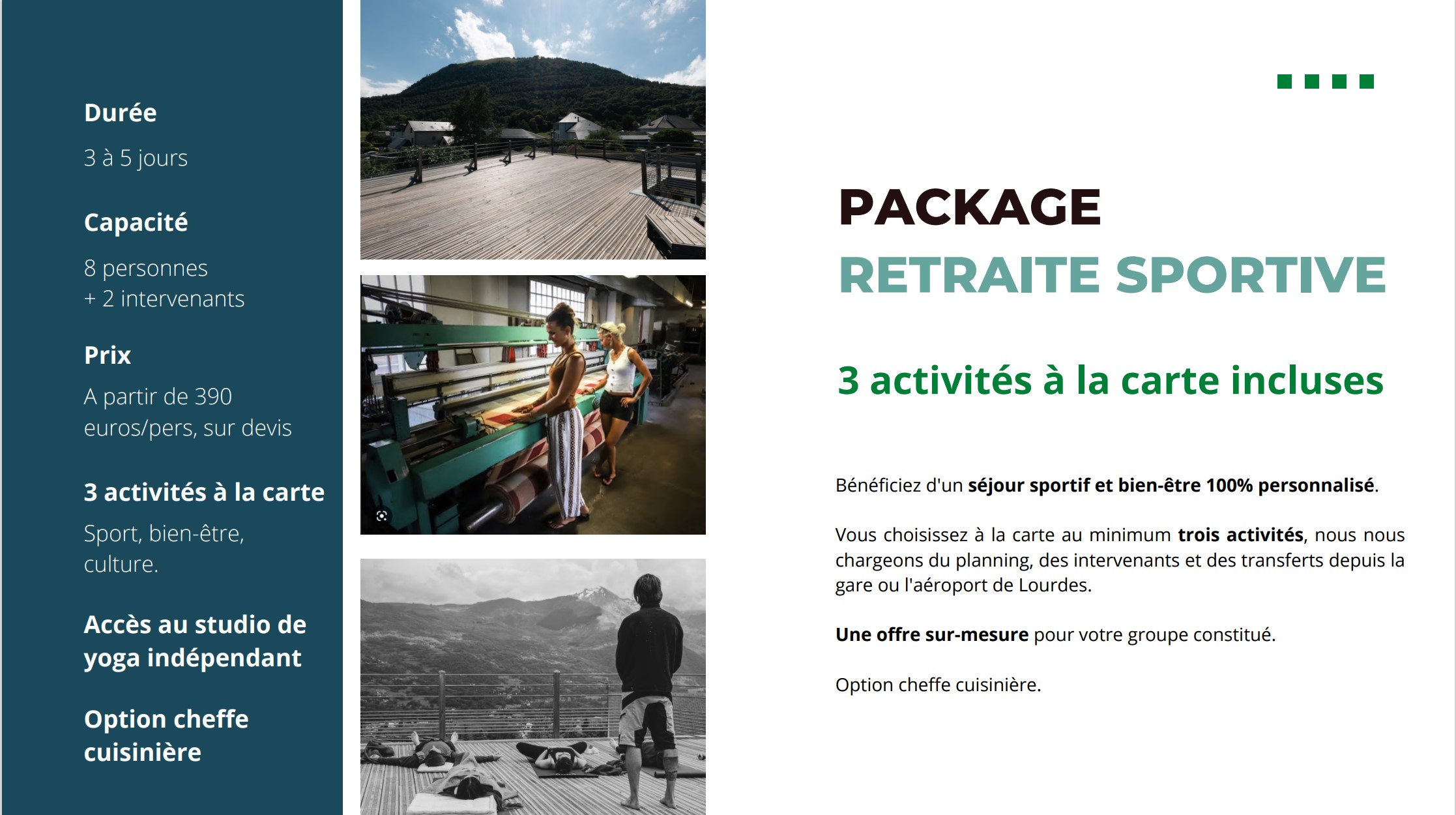 retraite sportive