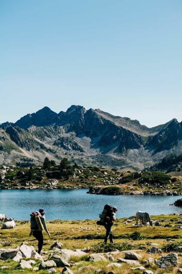 randonnée, en montagne, Pyrenées